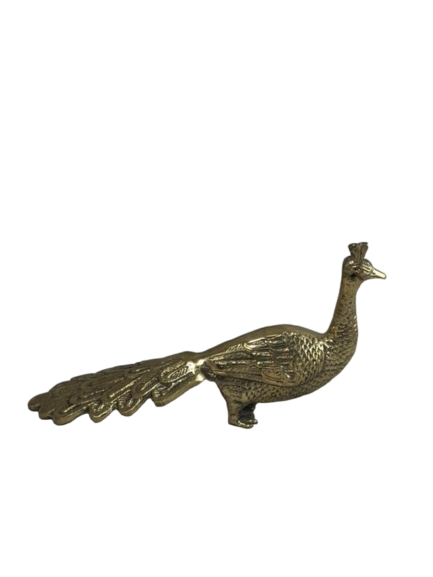طاووس طرح بال دریایی برنجی